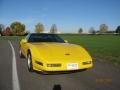 1996 Competition Yellow Chevrolet Corvette Coupe  photo #2