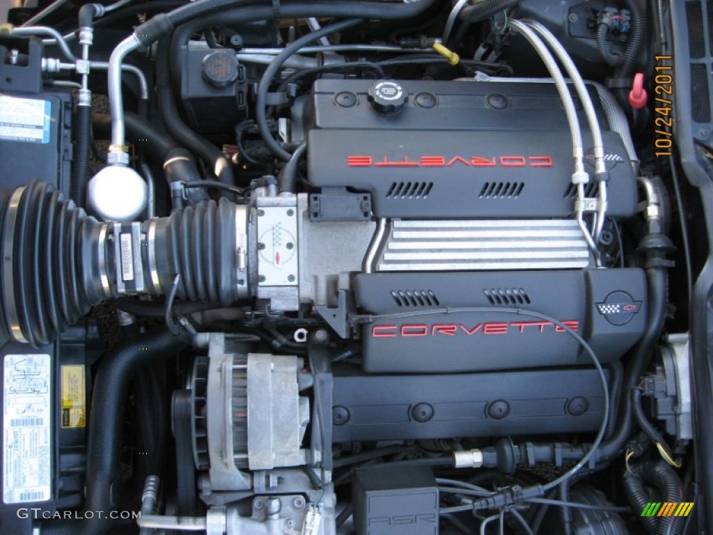 1996 Chevrolet Corvette Coupe 5.7 Liter OHV 16-Valve LT1 V8 Engine Photo #57215505
