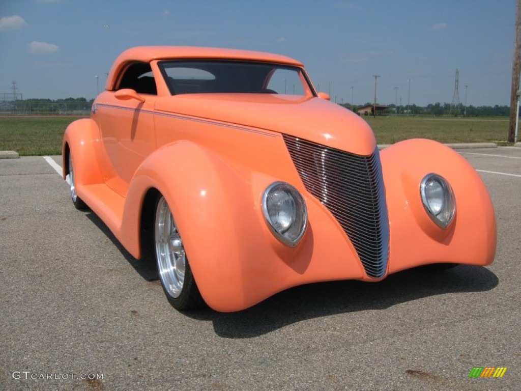 1937 Convertible Custom Roadster - PPG Pale Orange / Black photo #1