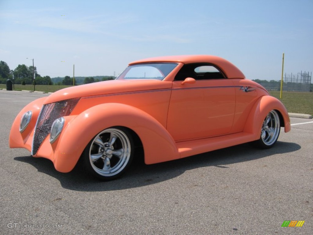 PPG Pale Orange 1937 Ford Convertible Custom Roadster Exterior Photo #57215544
