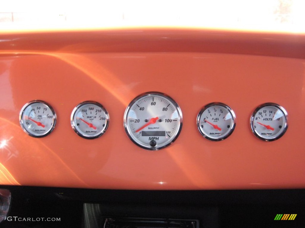 1937 Ford Convertible Custom Roadster Gauges Photos