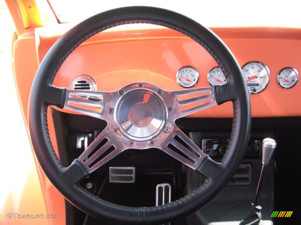 1937 Ford Convertible Custom Roadster Steering Wheel Photos