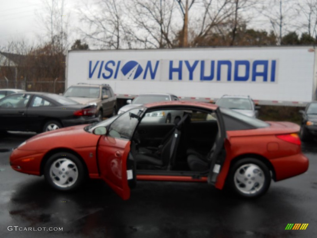 2002 S Series SC2 Coupe - Orange / Gray/Ebony photo #15