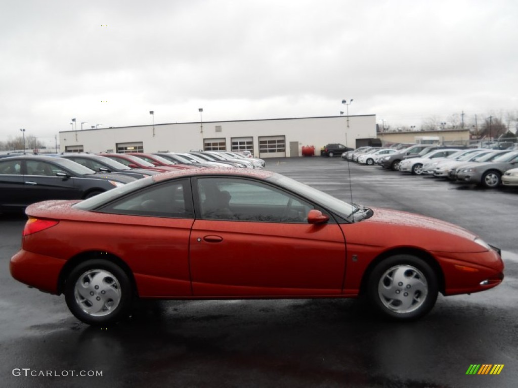 2002 S Series SC2 Coupe - Orange / Gray/Ebony photo #18