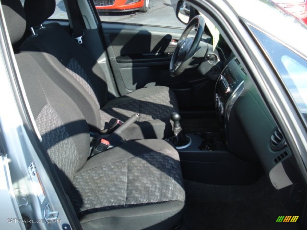 2007 SX4 Sport AWD - Silky Silver Metallic / Black photo #16