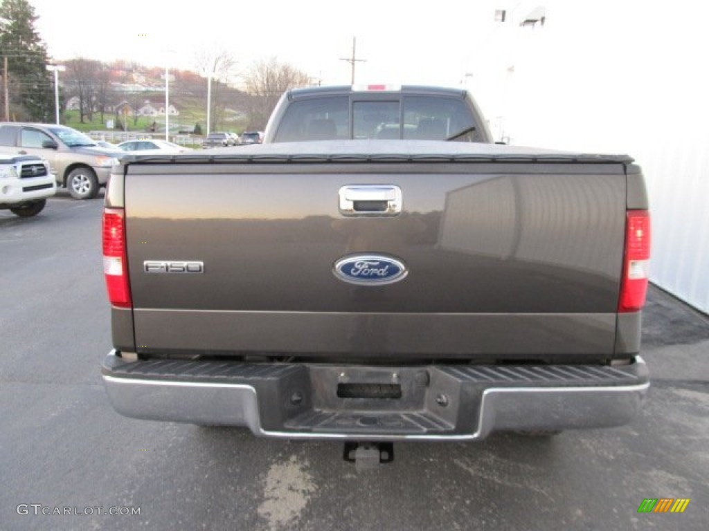 2005 F150 XLT Regular Cab 4x4 - Dark Stone Metallic / Tan photo #7