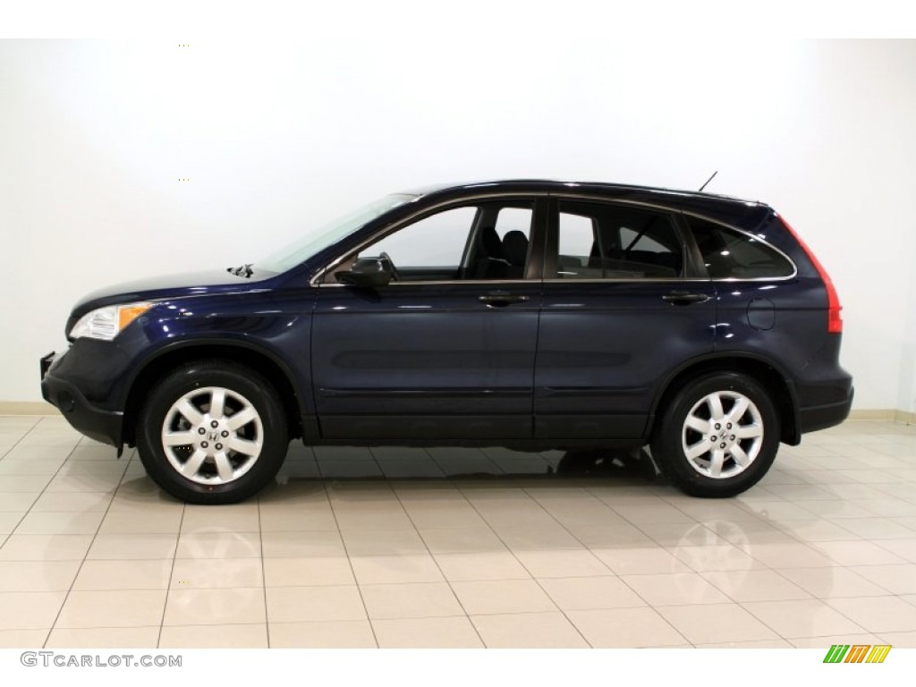 2007 CR-V EX 4WD - Royal Blue Pearl / Black photo #4
