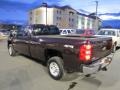 2009 Dark Cherry Metallic Chevrolet Silverado 2500HD Work Truck Extended Cab 4x4  photo #23