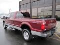 2008 Dark Toreador Red Ford F350 Super Duty XLT Crew Cab 4x4  photo #30