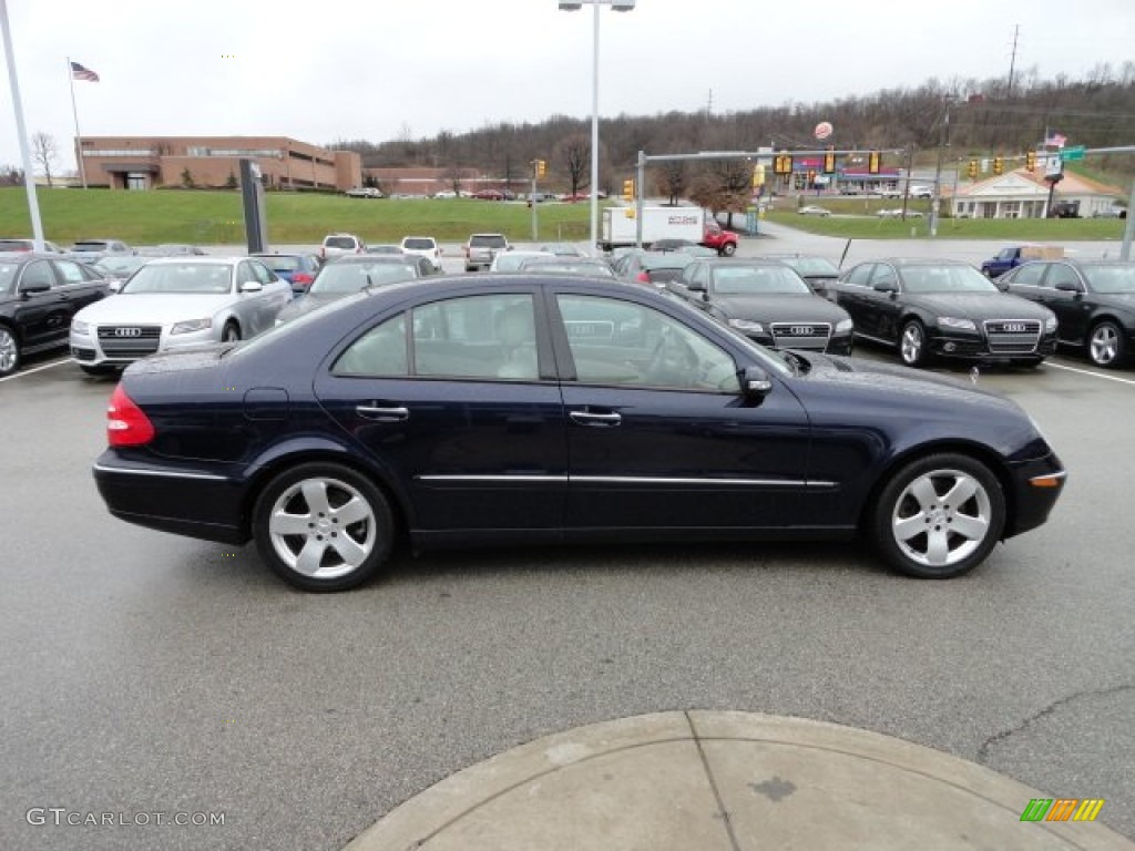 2006 E 500 4Matic Sedan - Capri Blue Metallic / Stone photo #6