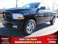 2012 Black Dodge Ram 1500 Express Quad Cab  photo #1