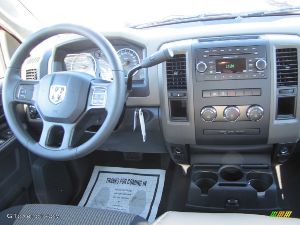 2012 Ram 1500 Express Quad Cab - Flame Red / Dark Slate Gray/Medium Graystone photo #10