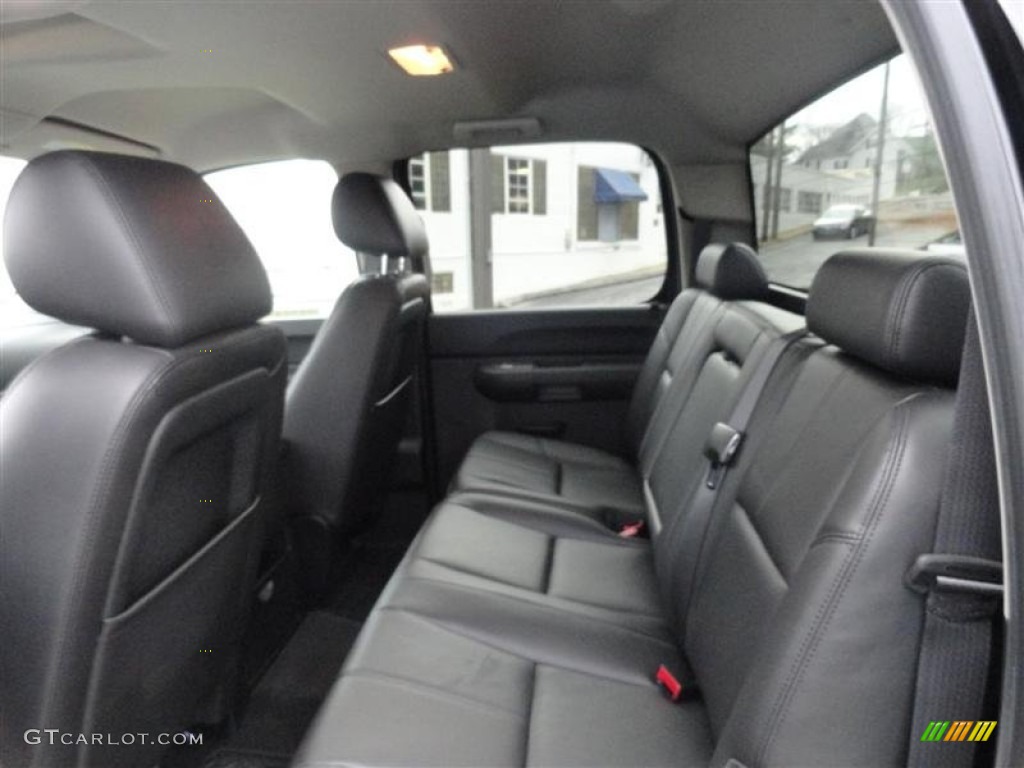 Ebony Interior 2012 Chevrolet Silverado 2500HD LT Crew Cab 4x4 Photo #57225445