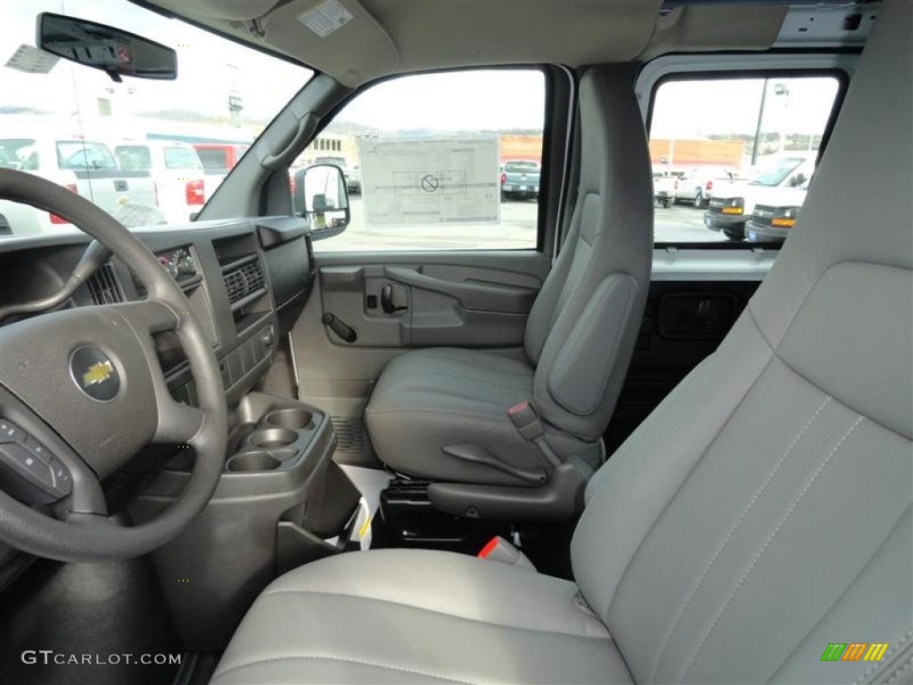 Medium Pewter Interior 2012 Chevrolet Express 1500 Cargo Van Photo #57225511