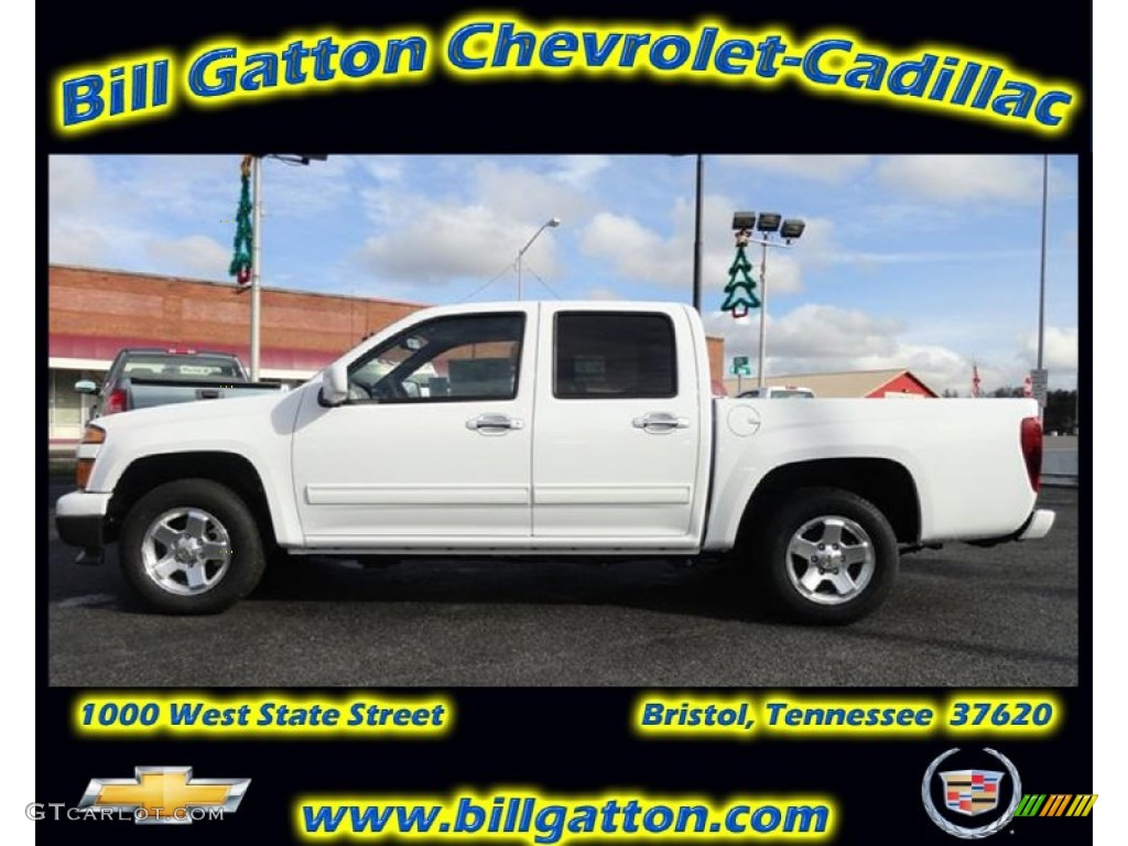 2012 Colorado LT Crew Cab - Summit White / Ebony photo #1