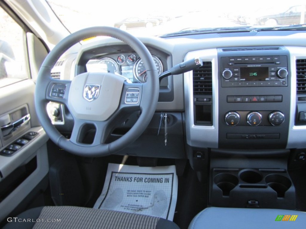 2012 Ram 1500 Big Horn Quad Cab - True Blue Pearl / Dark Slate Gray/Medium Graystone photo #10