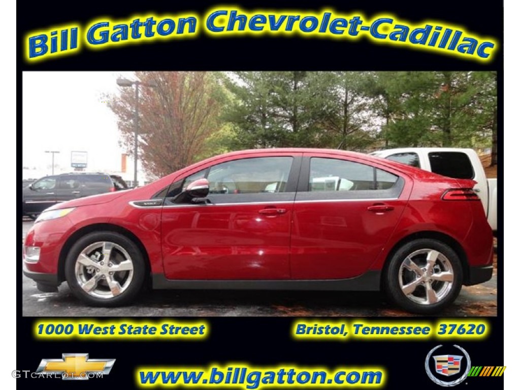 2012 Volt Hatchback - Crystal Red Tintcoat / Jet Black/Dark Accents photo #1
