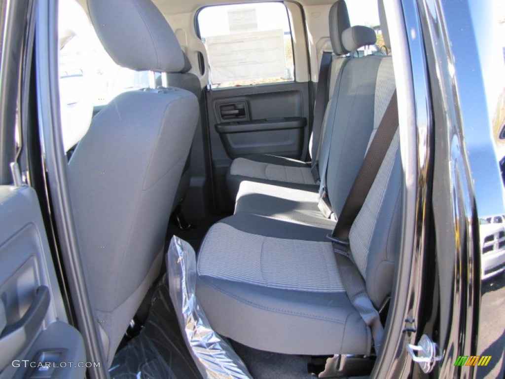 2012 Ram 1500 Express Quad Cab - Black / Dark Slate Gray/Medium Graystone photo #8