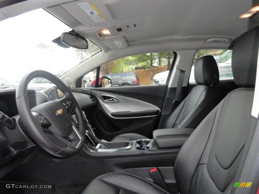 Jet Black/Dark Accents Interior 2012 Chevrolet Volt Hatchback Photo #57225961