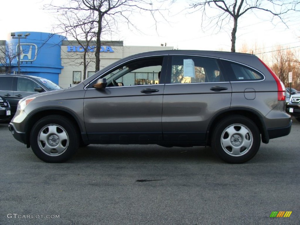 2009 CR-V LX 4WD - Urban Titanium Metallic / Black photo #1