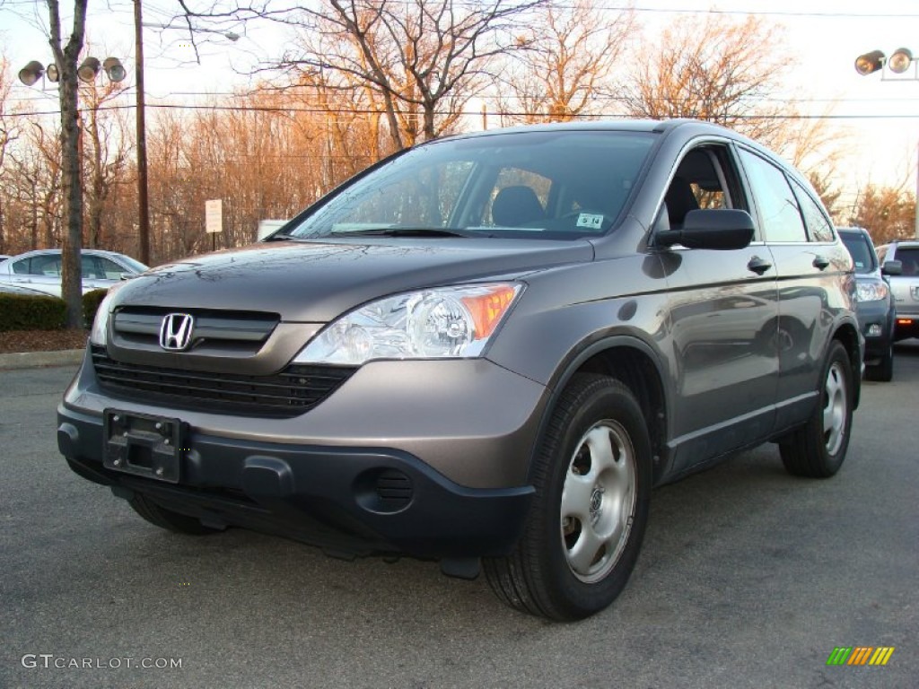 2009 CR-V LX 4WD - Urban Titanium Metallic / Black photo #5