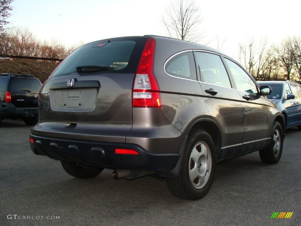 2009 CR-V LX 4WD - Urban Titanium Metallic / Black photo #9