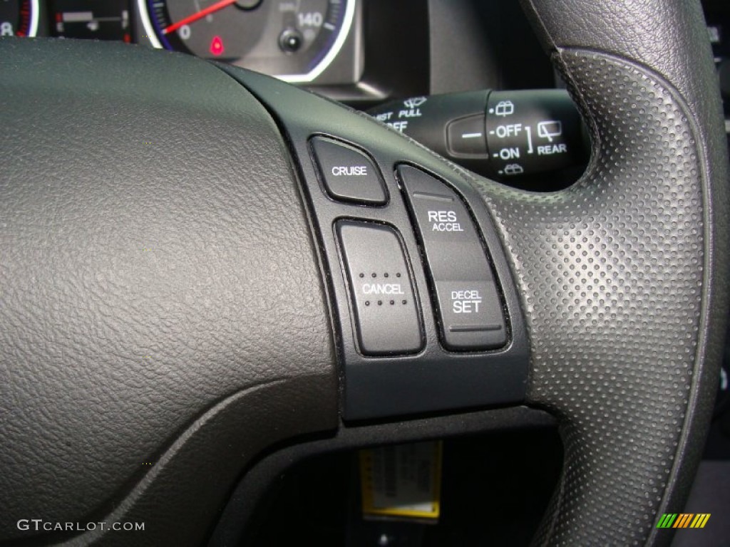 2009 CR-V LX 4WD - Urban Titanium Metallic / Black photo #26