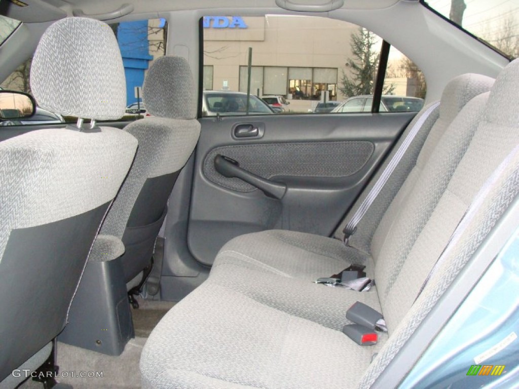 2000 Civic LX Sedan - Iced Teal Pearl / Dark Gray photo #16