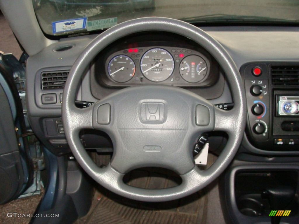 2000 Civic LX Sedan - Iced Teal Pearl / Dark Gray photo #24