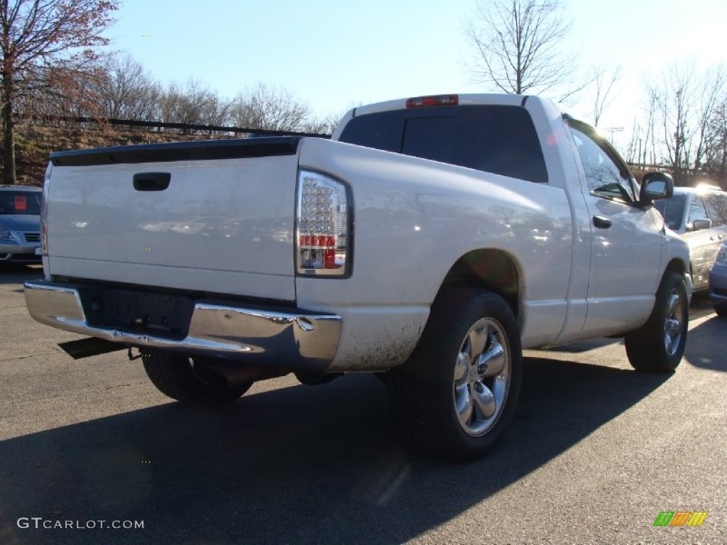 2006 Ram 1500 SLT Regular Cab - Bright White / Medium Slate Gray photo #9