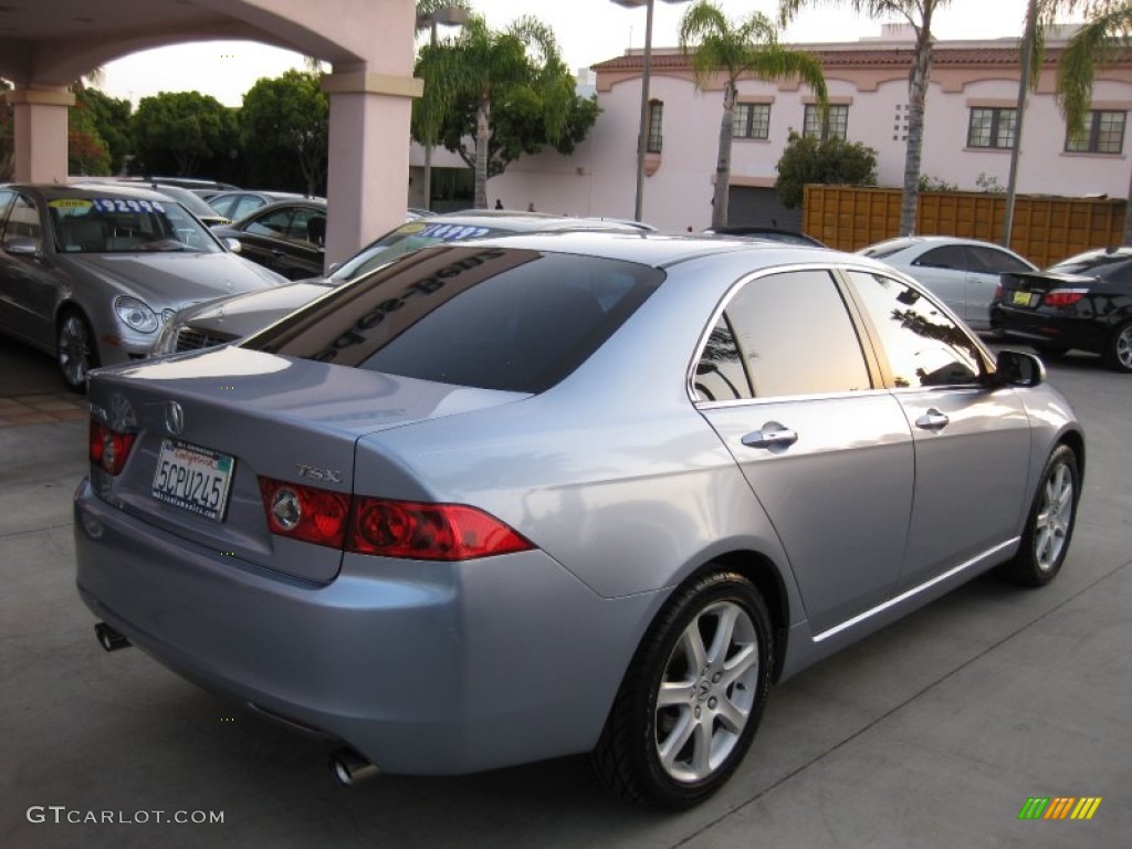 2004 TSX Sedan - Meteor Silver Metallic / Quartz photo #2