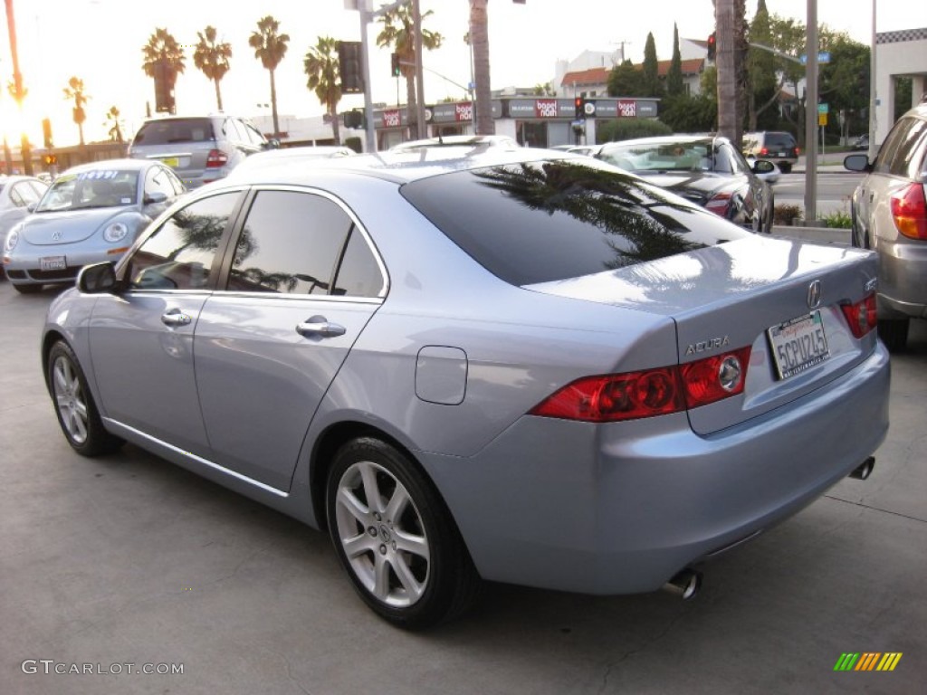 2004 TSX Sedan - Meteor Silver Metallic / Quartz photo #4