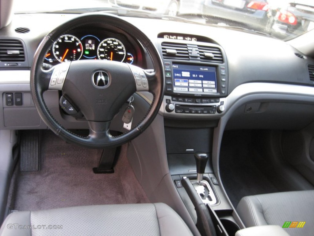 2004 TSX Sedan - Meteor Silver Metallic / Quartz photo #23