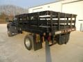 2002 Patriot Blue Metallic Dodge Ram 3500 SLT Regular Cab Dually Stake Truck  photo #6