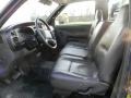 2002 Patriot Blue Metallic Dodge Ram 3500 SLT Regular Cab Dually Stake Truck  photo #18