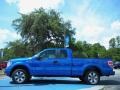 Blue Flame Metallic - F150 STX SuperCab Photo No. 2