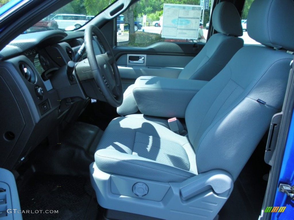 2011 F150 STX SuperCab - Blue Flame Metallic / Steel Gray photo #5