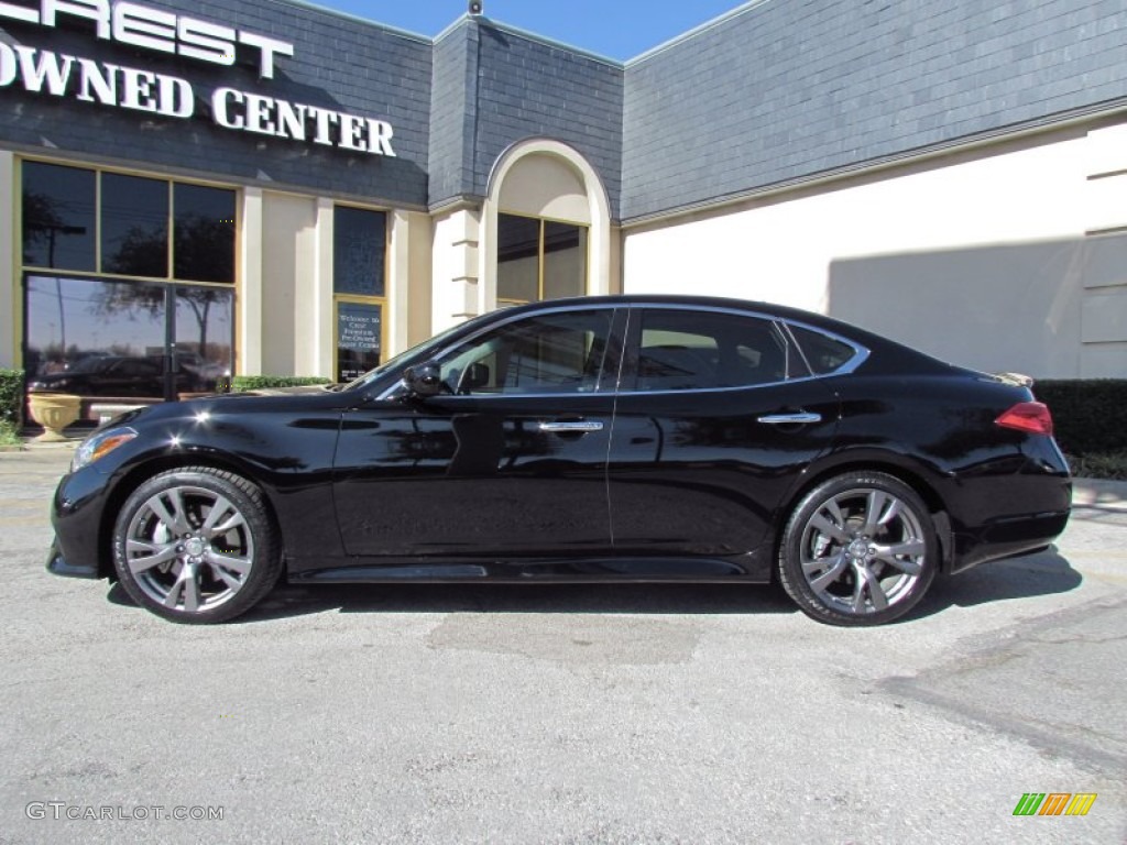 2011 M 37 S Sedan - Black Obsidian / Graphite photo #1