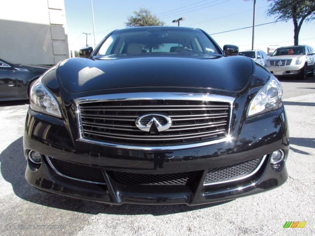 Black Obsidian 2011 Infiniti M 37 S Sedan Exterior Photo #57232889