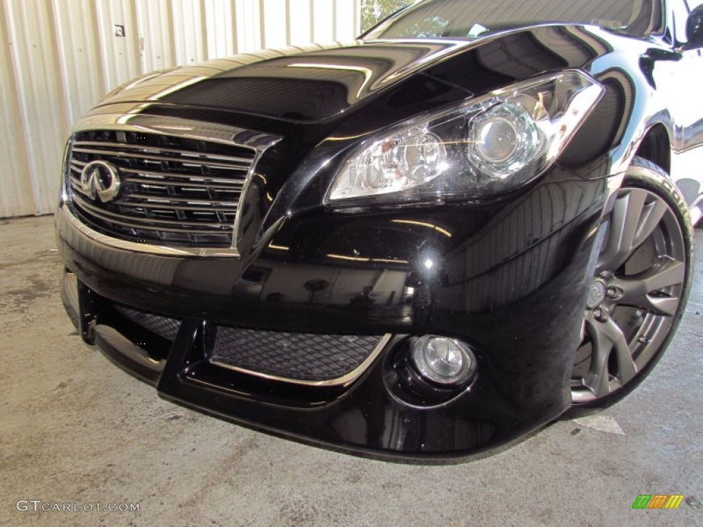 Black Obsidian 2011 Infiniti M 37 S Sedan Exterior Photo #57233024