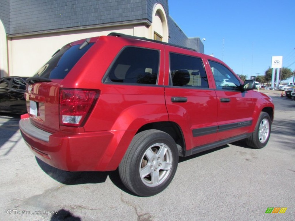 2006 Grand Cherokee Laredo - Inferno Red Crystal Pearl / Medium Slate Gray photo #3