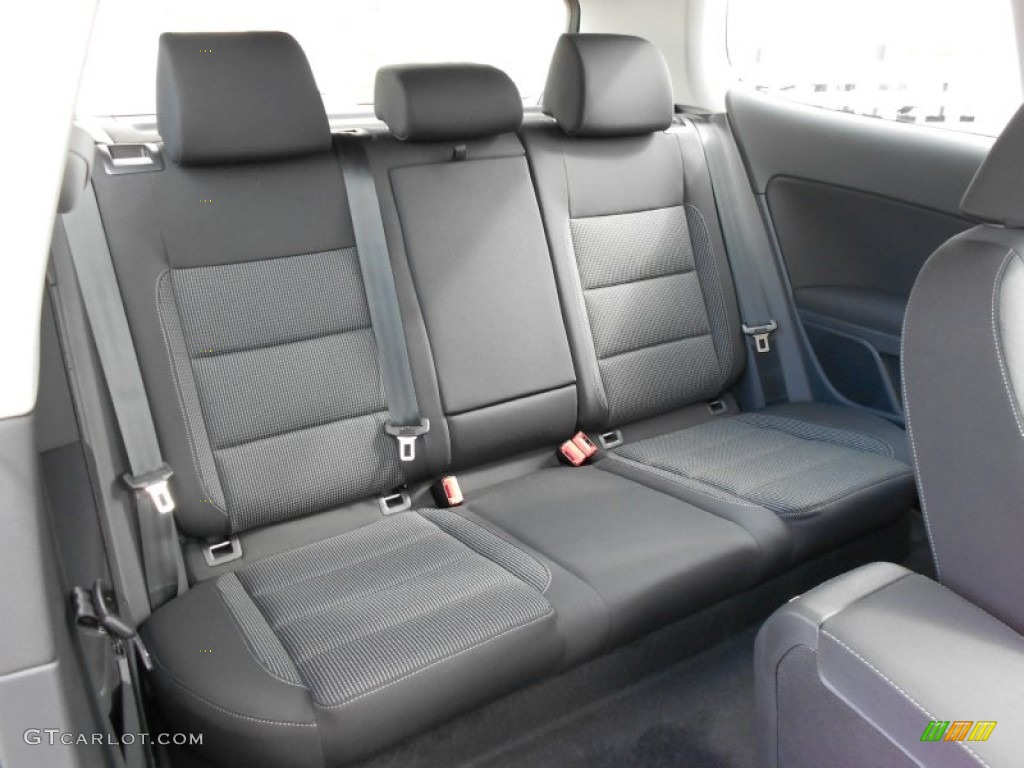 Titan Black Interior 2012 Volkswagen Golf 2 Door TDI Photo #57233252