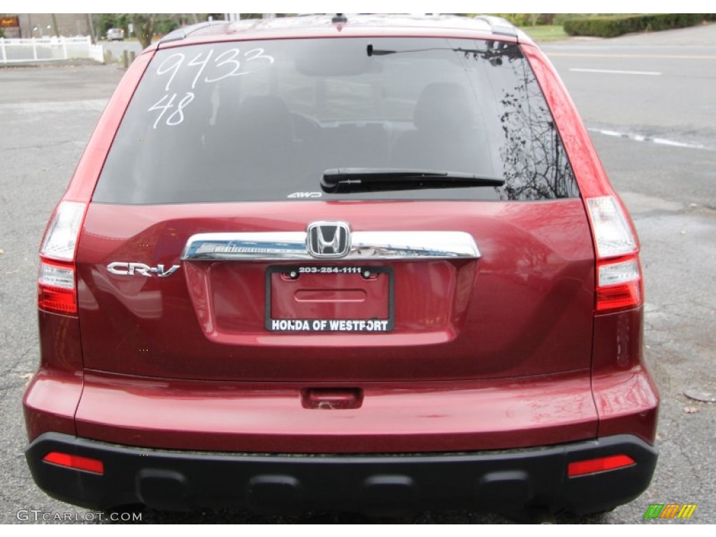 2008 CR-V EX 4WD - Tango Red Pearl / Gray photo #7