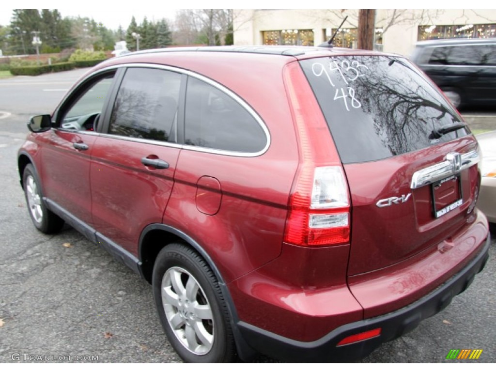 2008 CR-V EX 4WD - Tango Red Pearl / Gray photo #10