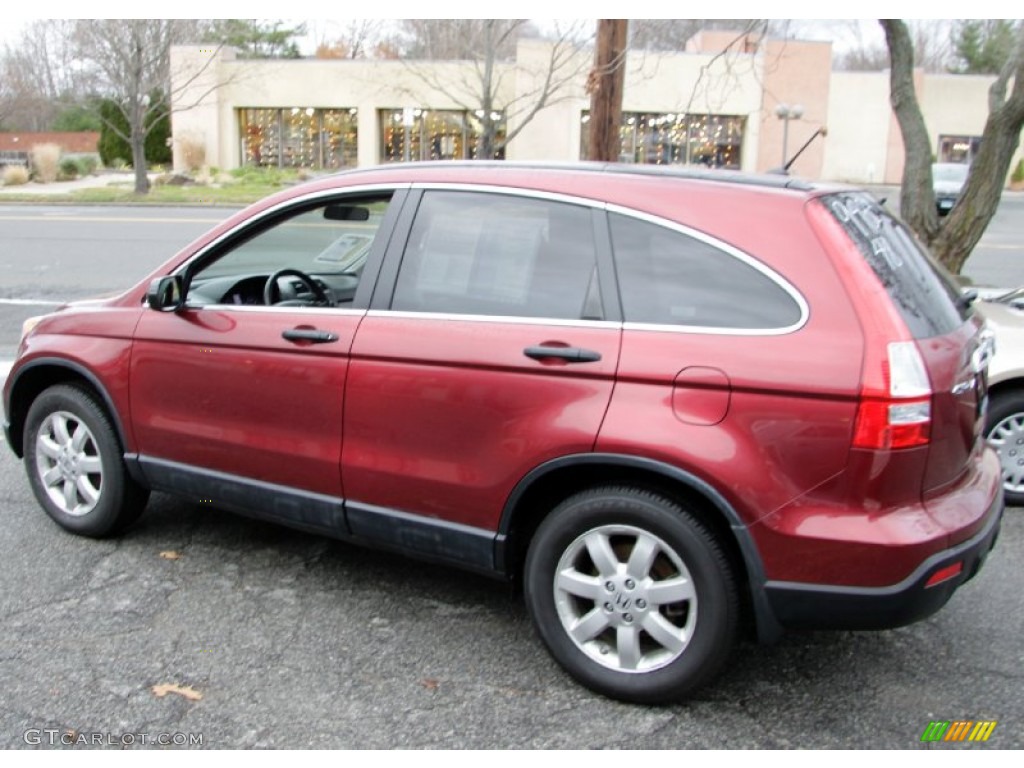 2008 CR-V EX 4WD - Tango Red Pearl / Gray photo #11