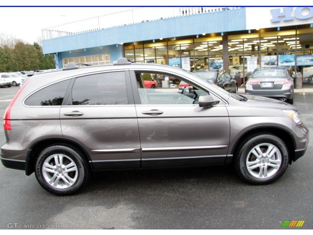 2011 CR-V EX-L 4WD - Urban Titanium Metallic / Ivory photo #4