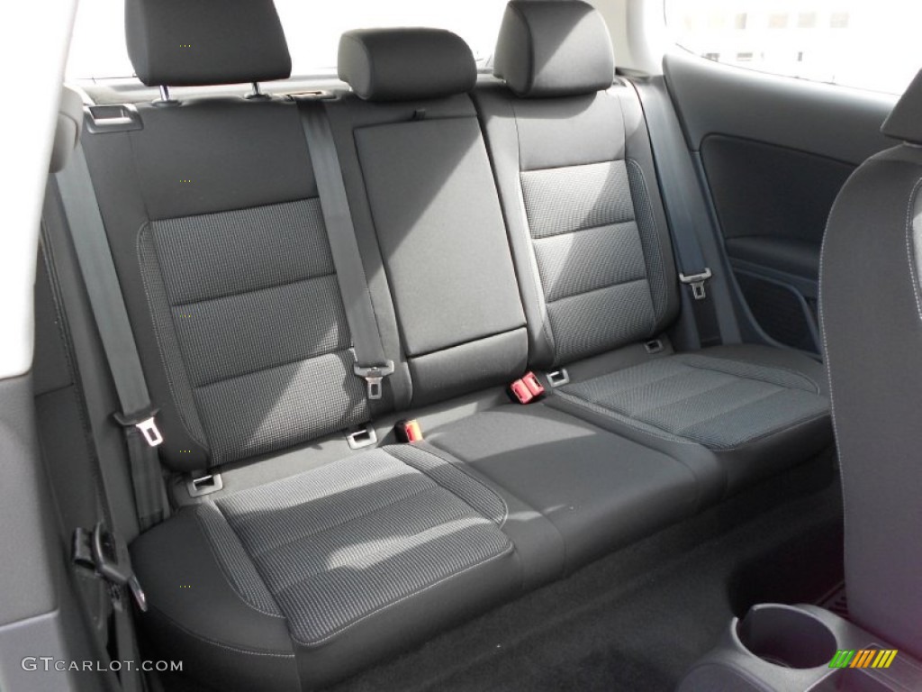 Titan Black Interior 2012 Volkswagen Golf 2 Door Photo #57233485