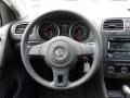 Titan Black Steering Wheel Photo for 2012 Volkswagen Golf #57233501