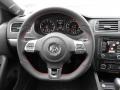 Titan Black 2012 Volkswagen Jetta GLI Autobahn Steering Wheel