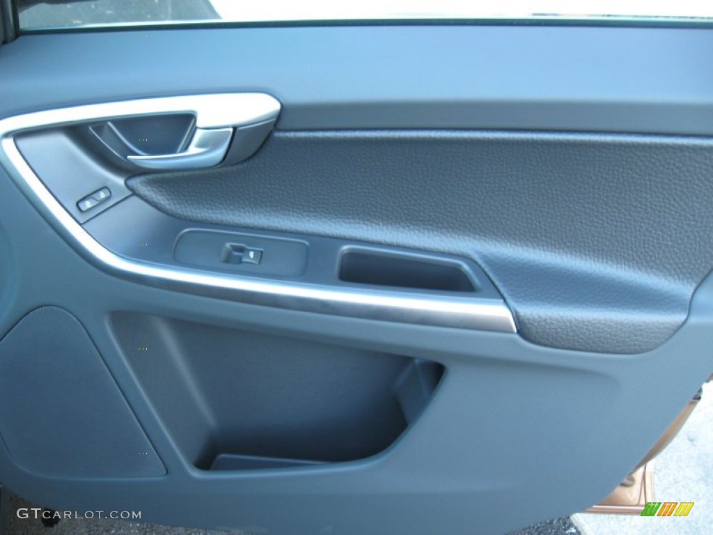2012 Volvo XC60 3.2 Off Black Door Panel Photo #57235811
